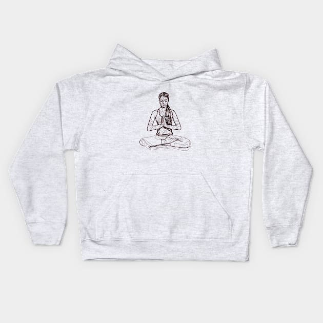 Namaste Kids Hoodie by Birdbox